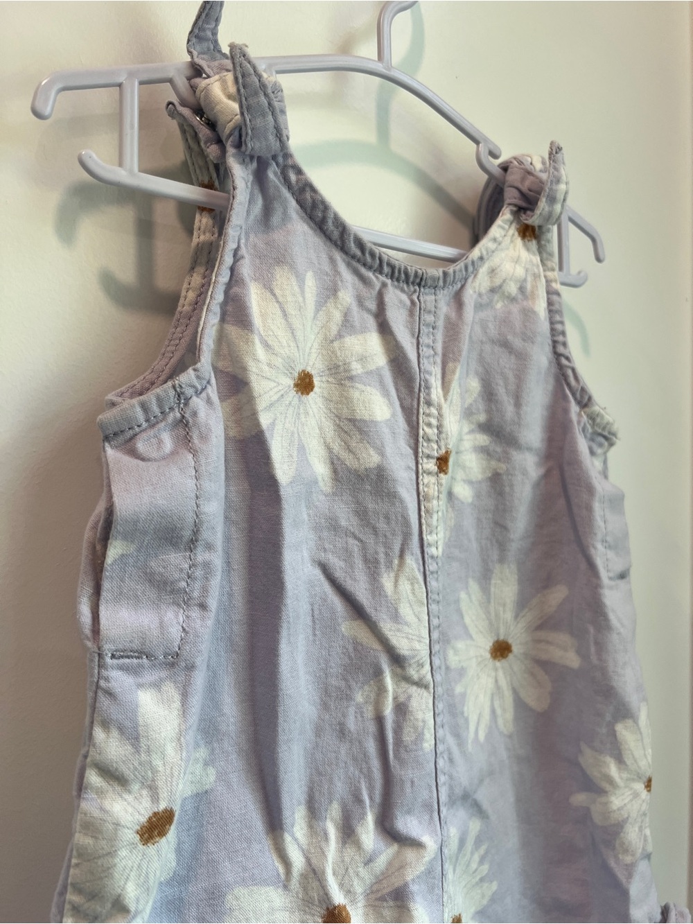 Little Co. by Lauren Conrad 18M Lavender Daisy Ruffle Romper - Picture 2 of 4
